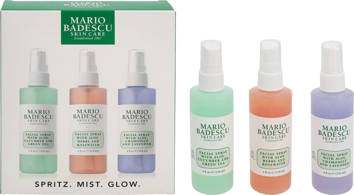 Mario Badescu Spritz Mist & Glow Set