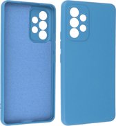 Fashion Backcover Telefoonhoesje - Color Hoesje - Geschikt voor Samsung Galaxy A53 5G - Navy