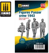 1:72 AMMO MIG 8914 Figures Panzer crew 1943 Resin onderdeel