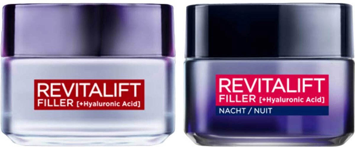 L'Oréal Revitalift Filler (HA) Dag- en Nachtcréme Pakket