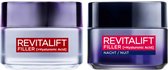L'Oréal Revitalift Filler (HA) - Dagcrème 1x 50 ml & Nachtcrème 1x 50 ml - Pakket