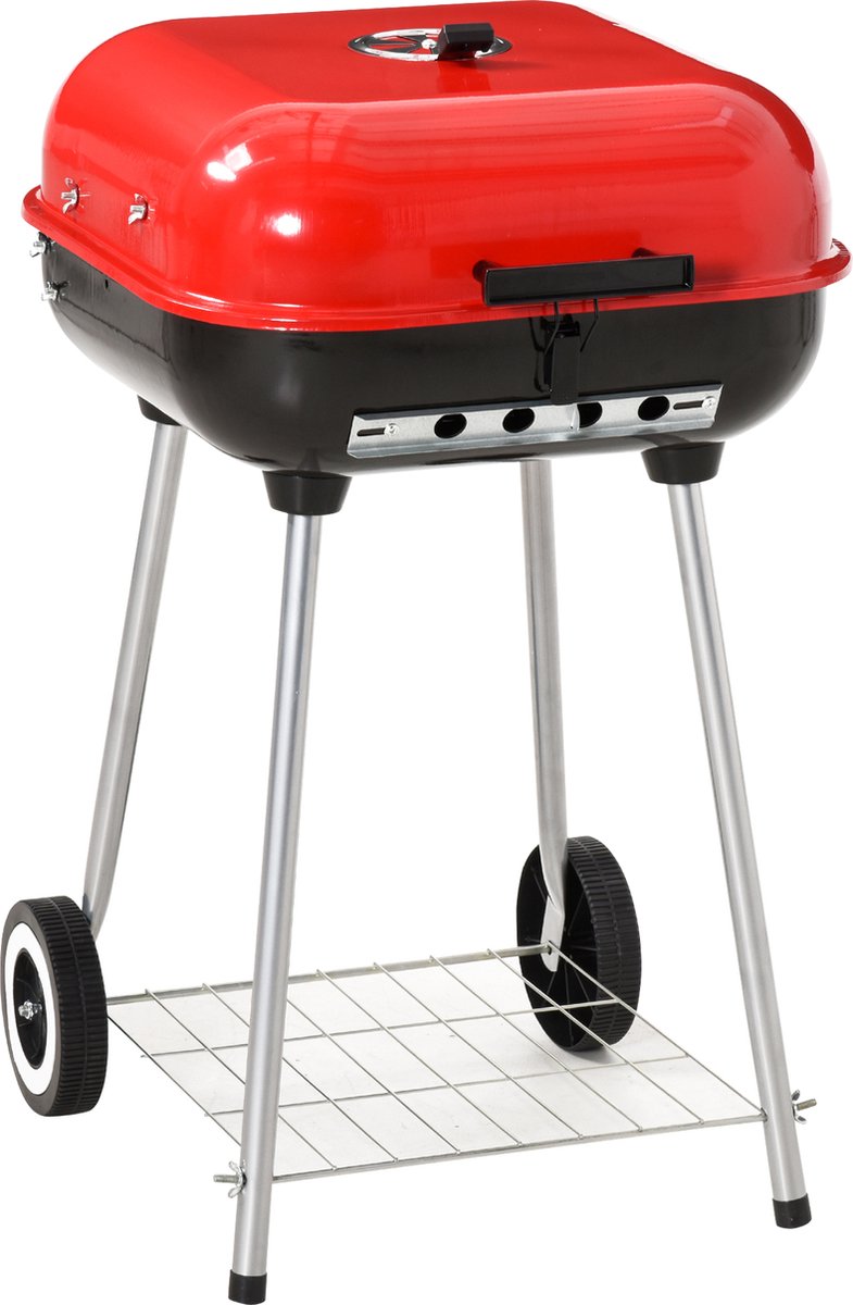 Relaxdays kogelbarbecue, 41 cm, rooster, houtskoolbarbecue Relaxdays kogelbarbecue, 41 cm, rooster, houtskoolbarbecue