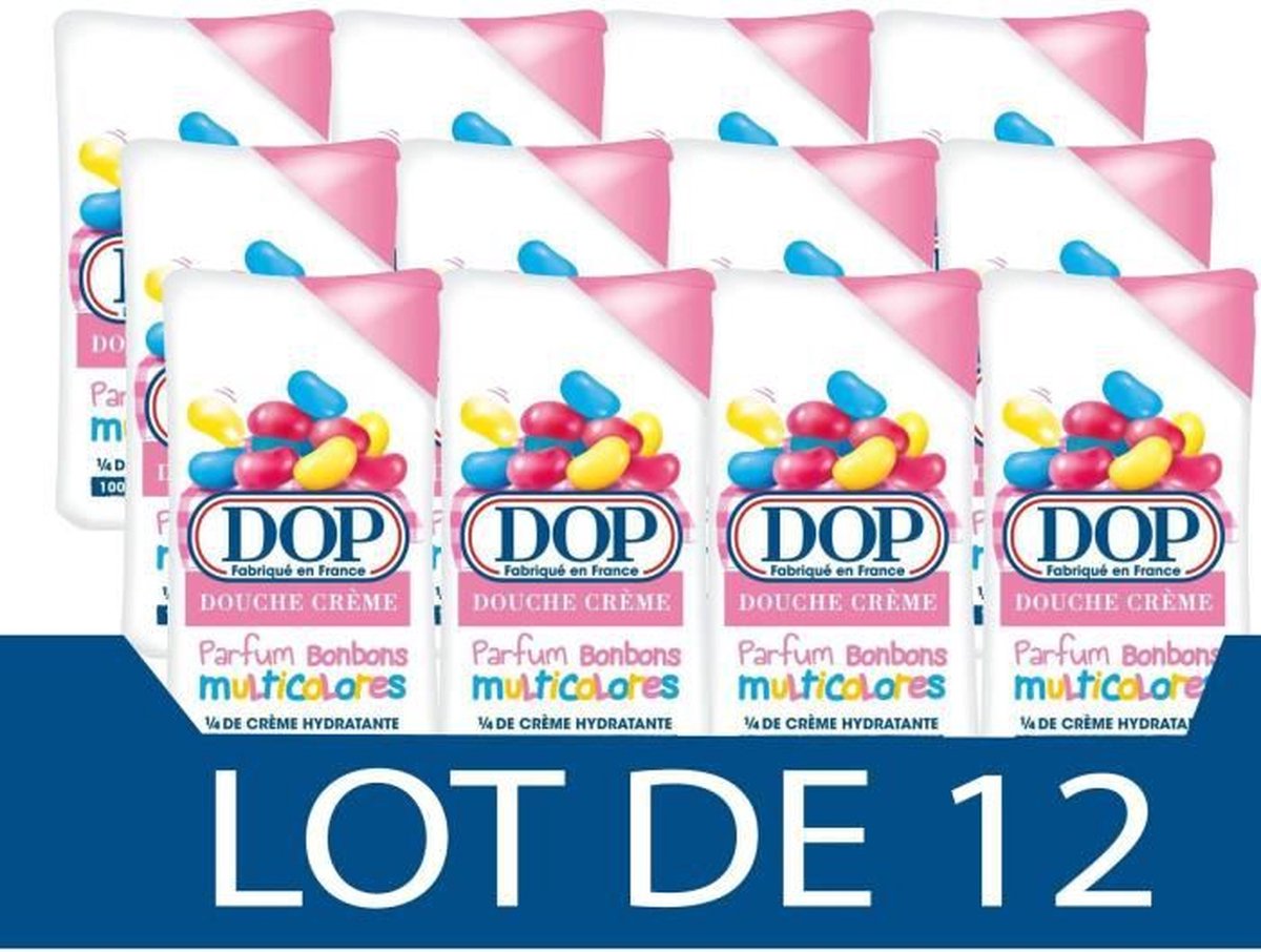 DOP Douceurs d'Enfance Crème douchegel Veelkleurige snoepjes - 250 ml x12