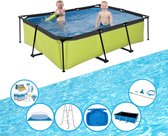 EXIT Zwembad Lime - Frame Pool 220x150x60 cm - Super Set