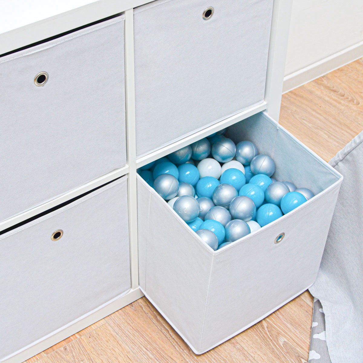 100% Recycled Vilt: Set Van 2 Opbergdozen 33x33x33 - Compatibel Met Ikea Kallax Kubus Opbergdoo