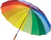 golfparaplu regenboog 130 cm polyester