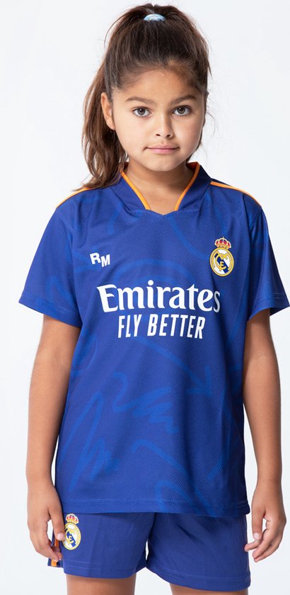 verdrietig commando Jane Austen Real Madrid uit tenue 21/22 - away voetbaltenue - voetbalkleding kids -  Officieel Real... | bol.com