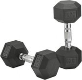 Toorx Fitness MEG Hexagon Dumbbell - per stuk 15 kg