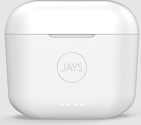 JAYS f-Five True Wireless Headset Draadloos In-ear USB Type-C Bluetooth Wit