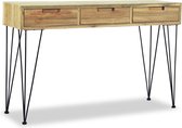 Sidetable 120x35x76 cm massief teakhout