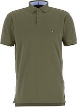 Tommy Hilfiger 1985 Regular Fit polo - groen - Army Green -  Maat: XL