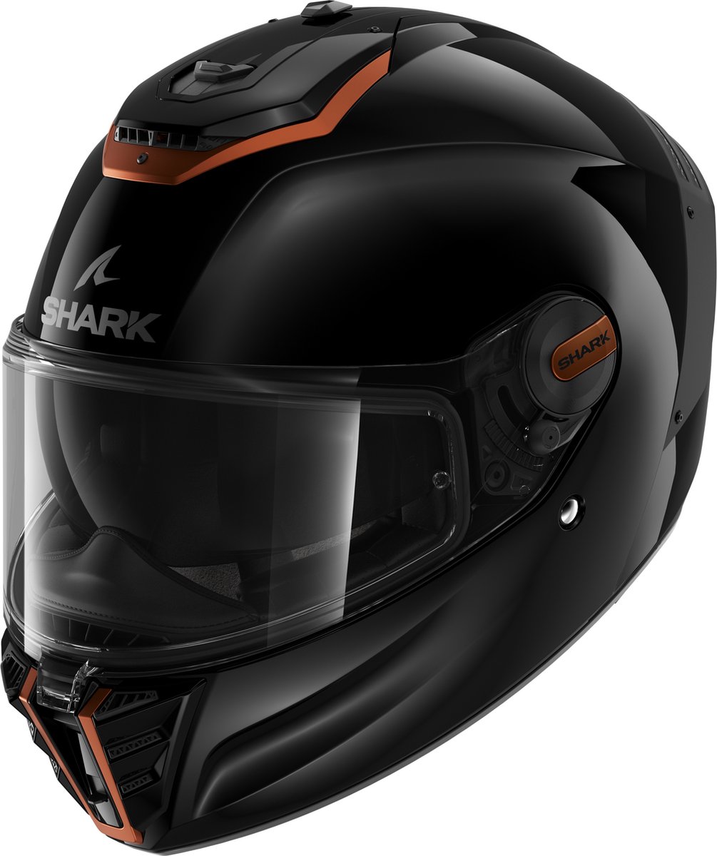 SHARK SPARTAN RS BLANK SP Motorhelm Integraalhelm Zwart Cupper Black - Maat XL