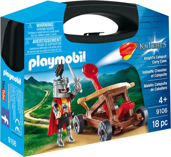 Foto: Playmobil knights knight s catapult koffer carry case actie avontuur