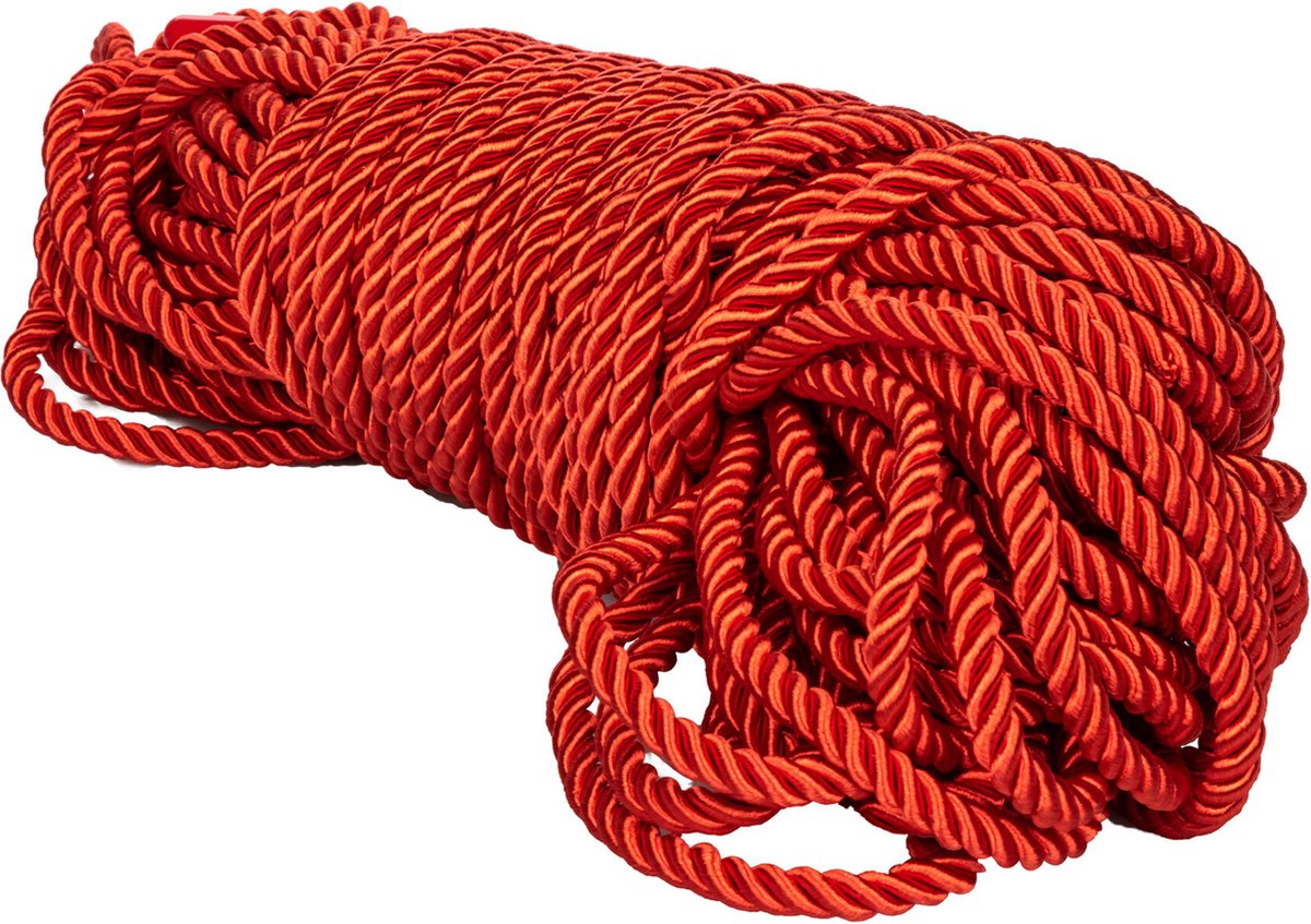 CalExotics - Scandal BDSM Rope 30M - Bondage / SM Rope and tape Rood