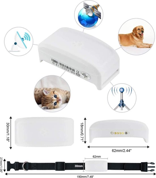 Zeerkeers Mini GPS Locator Real Time Kleine Huisdier GPS Tracker TK911