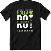 Rotterdam - Holland | TSK Original & vintage | T-Shirt Heren - Dames | Groen | Perfect Cadeau Shirt | Grappige Spreuken - Zinnen - Teksten | Maat M