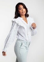 Tramontana | Broderie Blouse | Off White | Maat 36 | Blouse Dames Volwassen