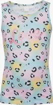 TwoDay meisjes singlet met luipaardprint - Blauw - Maat 92