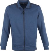 Casa Moda - Sport Vest Zip Blauw - 5XL - Regular-fit