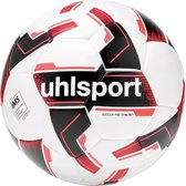 Uhlsport Soccer Pro Synergy Voetbal Wit-Zwart-Fluo-Rood (maat 4)