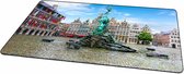 Gaming Muismat Antwerpen Rubber - Hoge kwaliteit foto van een Antwerpen | Muismat gedrukt op polyester - 27 x 36 x 0.2 cm - Antislip muismat - 2 mm dik - Muismat met foto - Heerlij