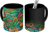 Magische Mok - Foto op Warmte Mokken - Koffiemok - Draak - Regenboog - Patronen - Magic Mok - Beker - 350 ML - Theemok