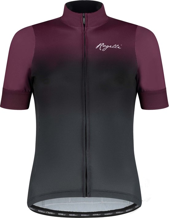 Rogelli Dream Fietsshirt - Korte Mouwen - Dames - Grijs, Bordeaux - Maat XL