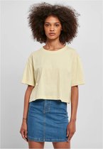 Urban Classics Dames Tshirt -5XL- Short Oversized Geel