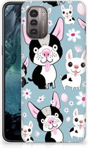 Coque arrière en Siliconen Nokia G21 | Coque G11 Chiens