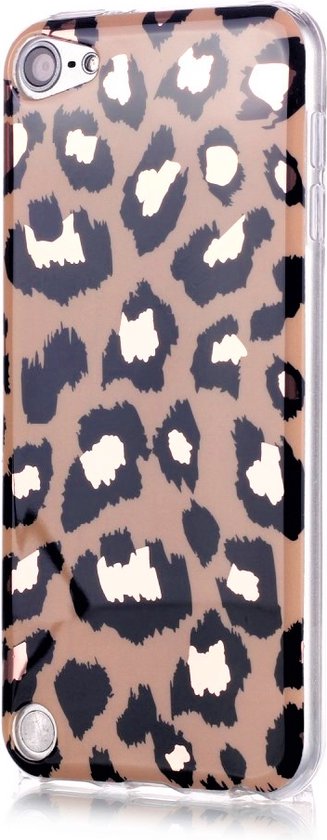 Peachy Luipaardprint TPU hoesje voor iPod Touch 5, 6 en 7 - beige - Peachy