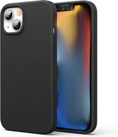 iPhone 13 Mini Hoesje | Zwarte Siliconen hoesje | TPU Back Cover Hoes | Bescherm hoesje iPhone 13 Mini - Zwart