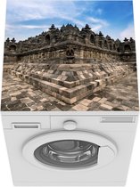 Wasmachine beschermer - Wasmachine mat - Architectuur van de Borobudur tempel - 60x60 cm - Droger beschermer