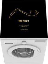 Wasmachine beschermer mat - F1 - Circuit - Monaco - Breedte 60 cm x hoogte 60 cm - Cadeau voor man