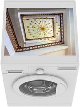 Wasmachine beschermer mat - Art-deco kandelaar - Breedte 55 cm x hoogte 45 cm