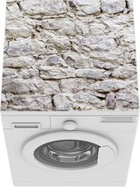 Wasmachine beschermer mat - Muur - Keien - Antiek - Breedte 60 cm x hoogte 60 cm