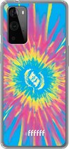 6F hoesje - geschikt voor OnePlus 9 Pro -  Transparant TPU Case - Flower Tie Dye #ffffff