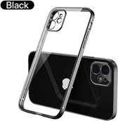 ShieldCase geschikt voor Apple iPhone 11 vierkante metallic case - zwart