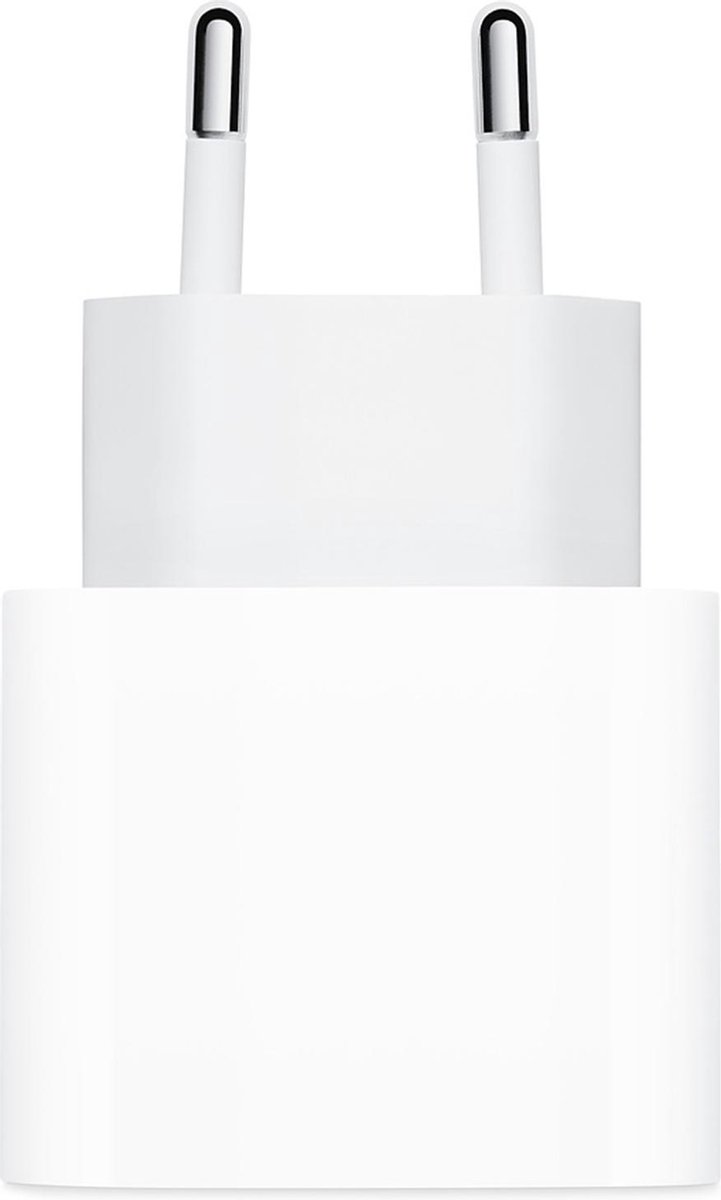 Apple 20W USB-C Power oplader - Wit op De Prijzenvolger