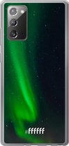 6F hoesje - geschikt voor Samsung Galaxy Note 20 -  Transparant TPU Case - Northern Lights #ffffff