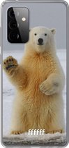 6F hoesje - geschikt voor Samsung Galaxy A72 -  Transparant TPU Case - Polar Bear #ffffff