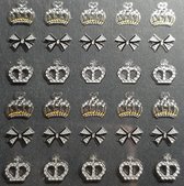 Nail Art Stickers - Nagel Stickers - Korneliya 3D Nail Jewels - NJ11 Crown Jewels