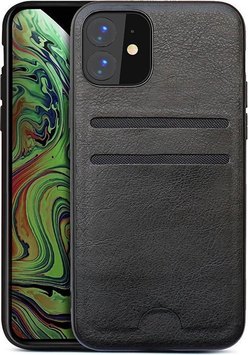 iPhone 12 Pro Max - Luxury Leather Wallet cover / case / hoesje