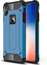 Armor Guard hard + TPU hybrid case hoesje for iPhone Xs Max - blauw