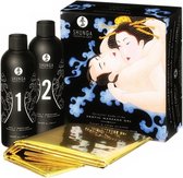 Shunga Kits - erotische massage olie -  fruit set van 3 - glijmiddel - massage olie + GRATIS massage deken