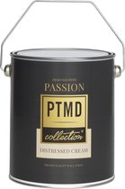 PTMD Premium Wall Paint | Distressed cream | 2,5 L | Afneembaar | Mat | Klusverf