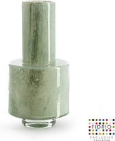 Design vaas Nuovo - Fidrio MOSS - glas, mondgeblazen bloemenvaas - diameter 18 cm hoogte 36 cm