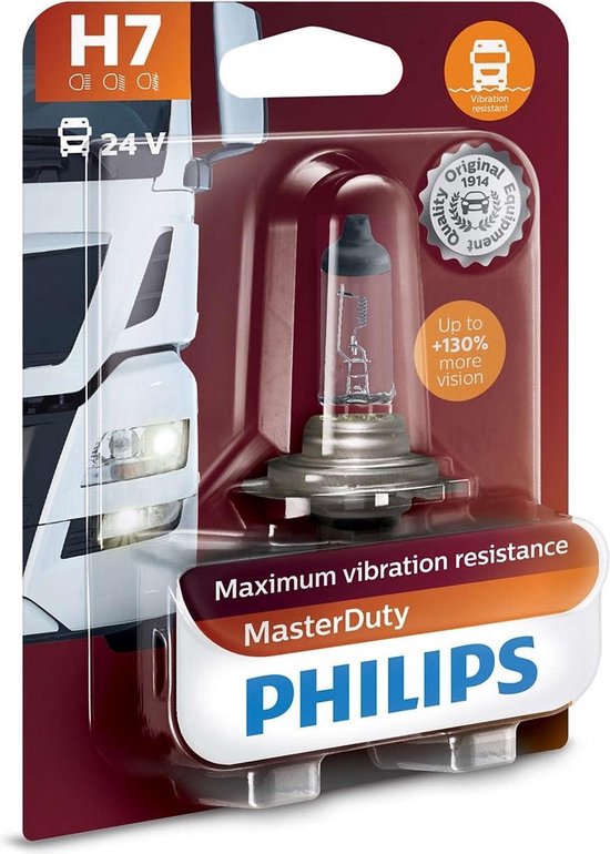 Ampoule halogène Philips MasterDuty H7 24V 70W | bol