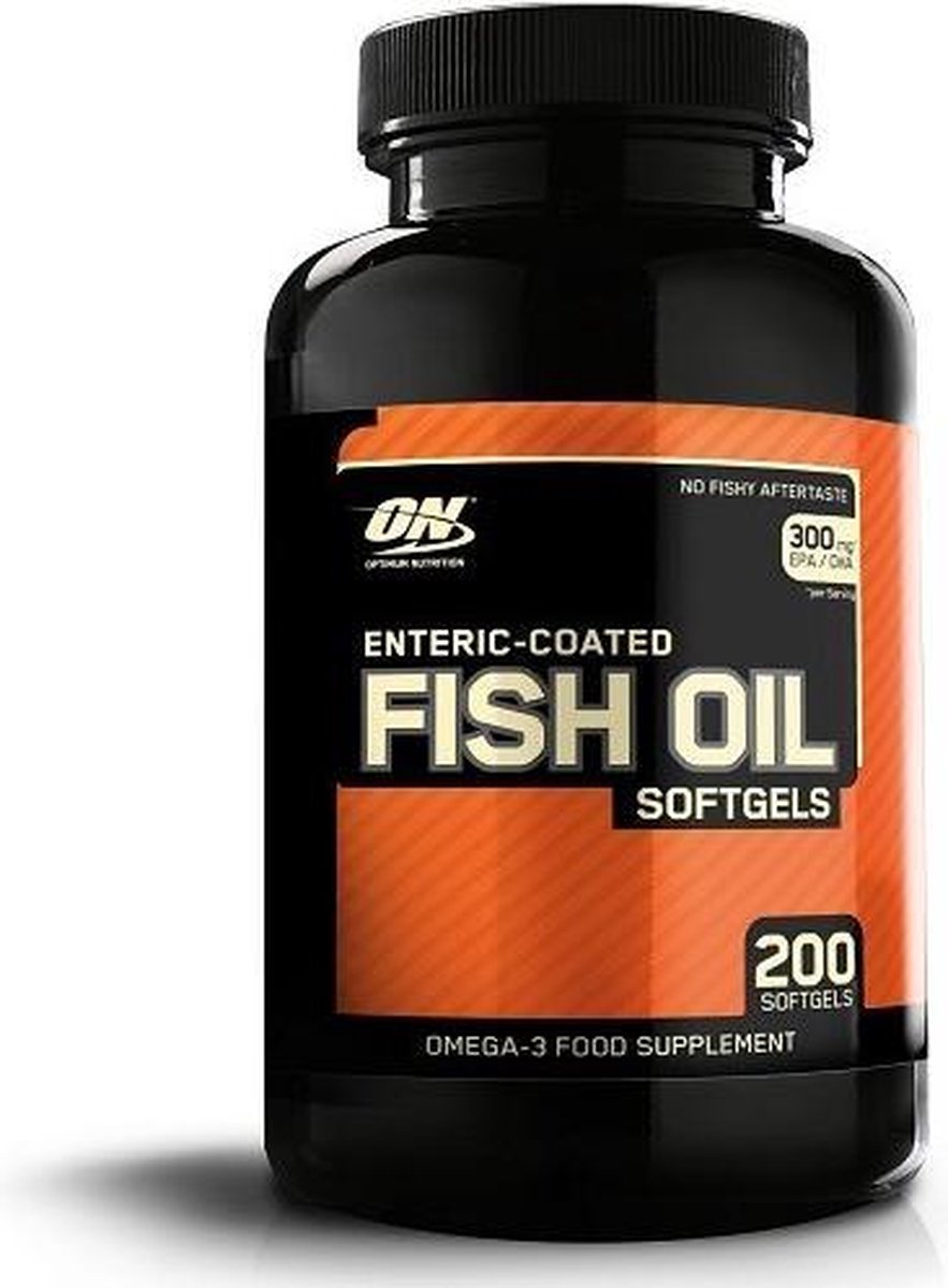 Optimum Nutrition Fish Oil - Omega 3 Visolie - Voedingssupplement - 200 ...