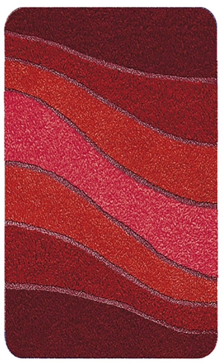 Badmat Ocean Granaat Rood 60x100cm