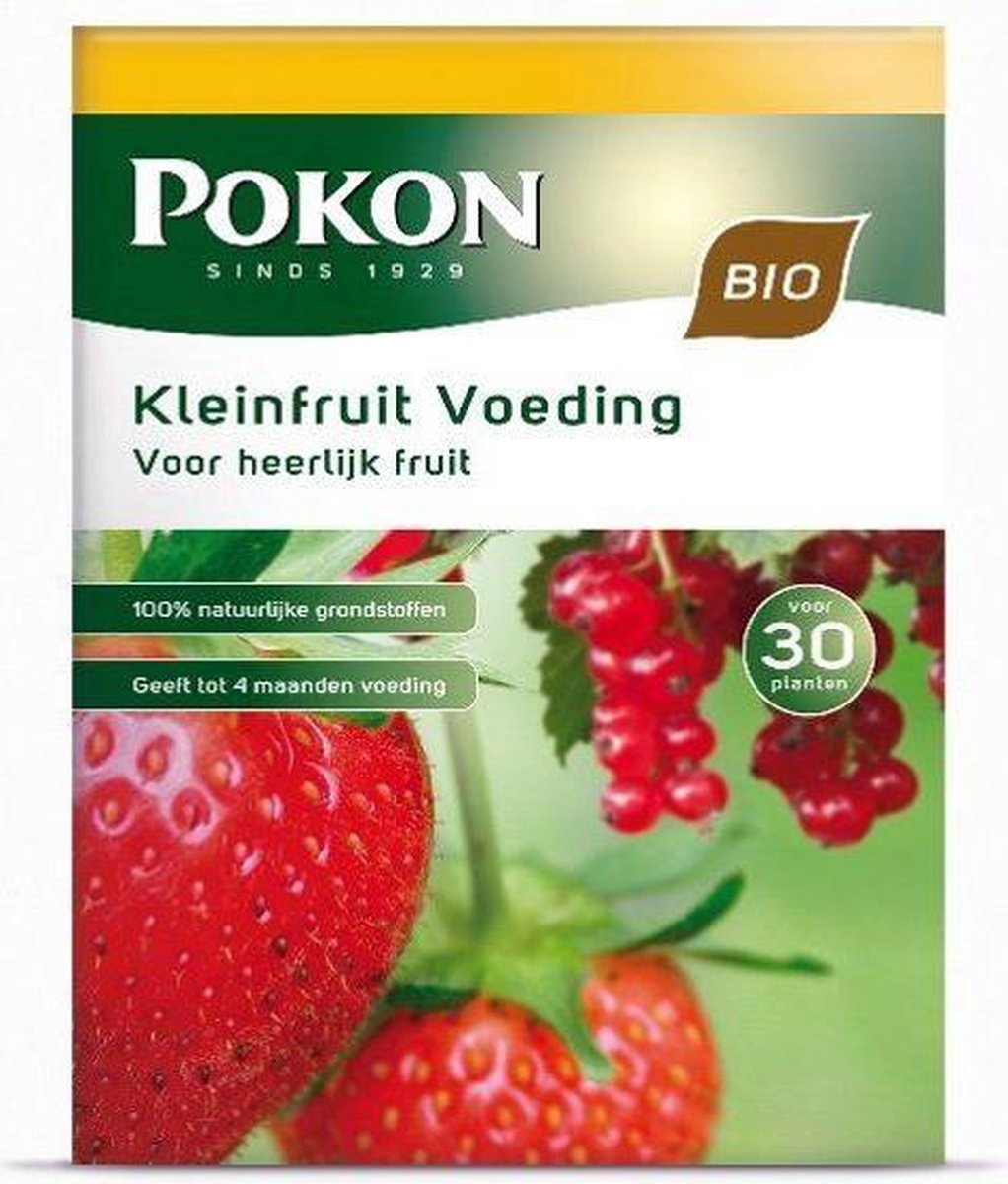 POKON BIO KLEINFRUIT VOEDING 2 KEER 1 KG